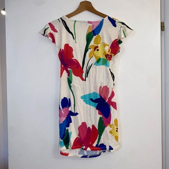 Envie De France Maternity Top FRANCINE in Rainbow Size US 8/10 Medium, MSRP $191 - Picture 10 of 16